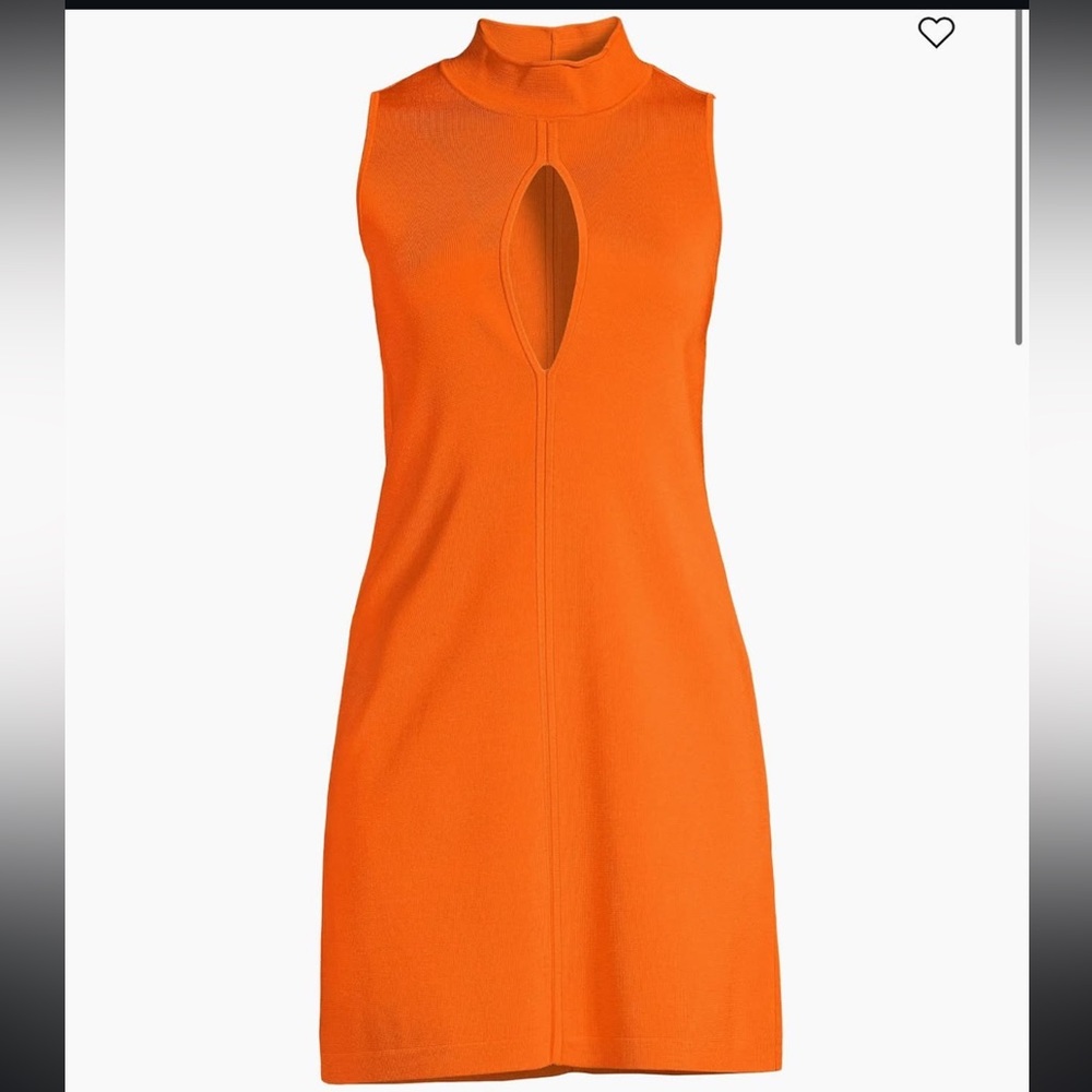 Orange  Mini Dress